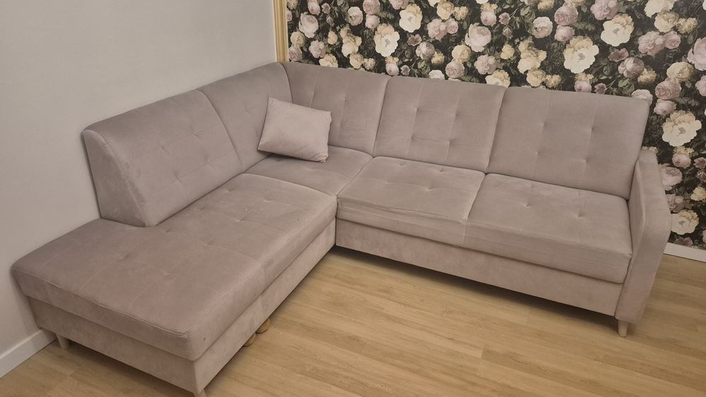 Kanapa narożna rozkładana 190x230