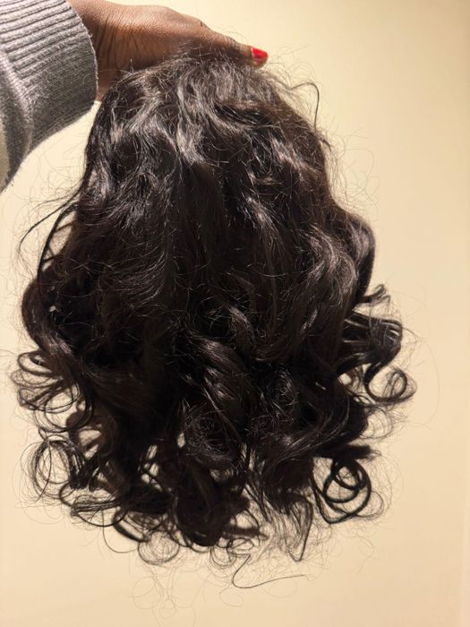 Peruca ondulada  cabelo  humano indiano