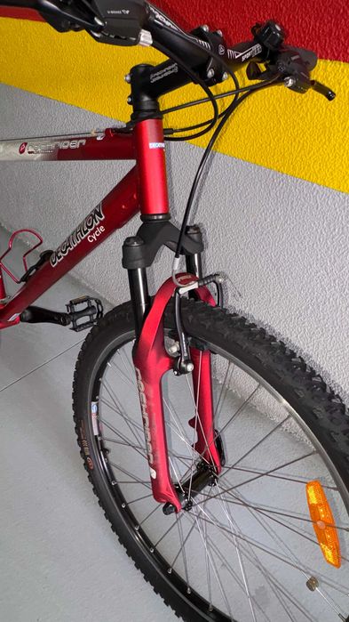 Bicicleta RockRider Montanha - Roda 26 - Vermelha e Branca