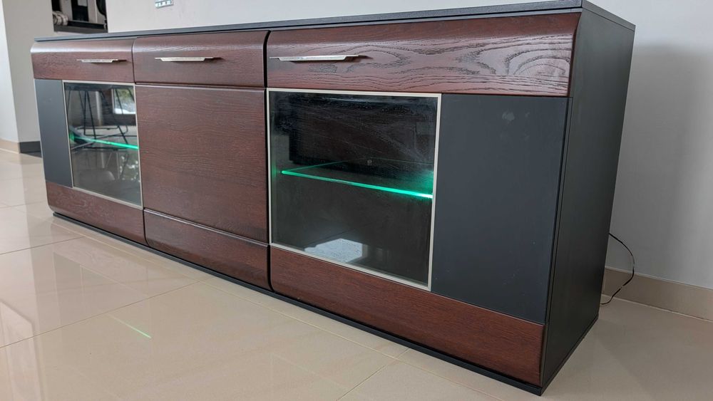 Szafka RTV + Komoda - Meble Szynaka seria VIEVIEN PRESTIGE LINE