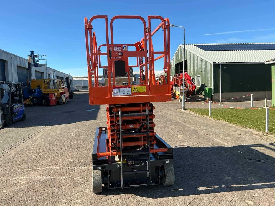 Plataforma elétrica de tesoura, marca Genie, altura de trabalho 14m