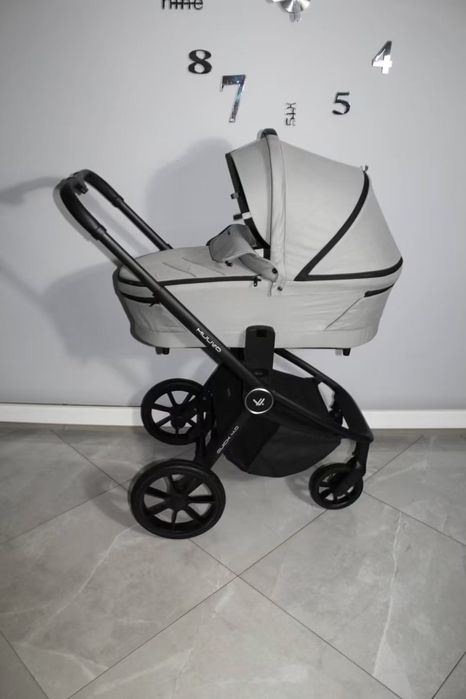 Stan Idealny! Wózek 3w1 Muuvo Quick 4.0 Steel Grey