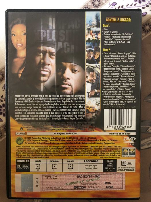 Bad Boys II- 2 discos