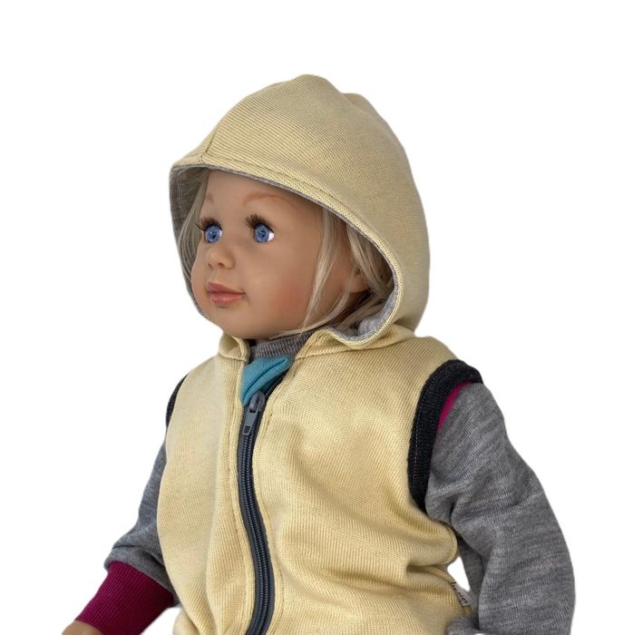 Kamizelka bezrękawnik merino wełniana 62/68 cm  100%  wełna wool