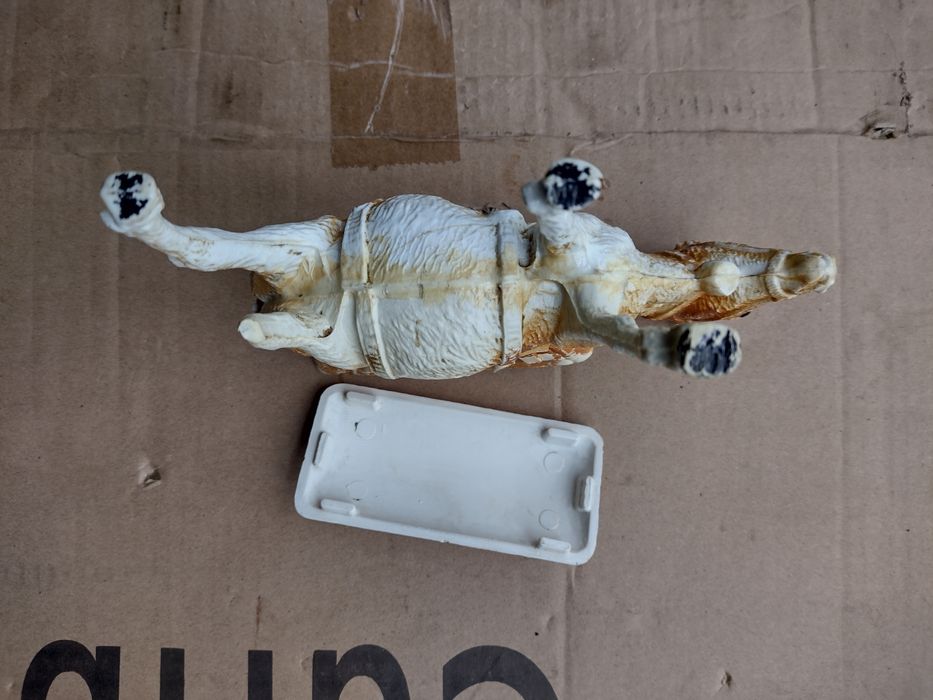 Сувенір СССР ослик осел пластиковий механическая нажимая на уши СРСР