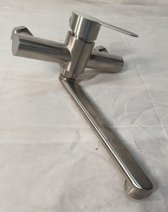 Bateria kuchenna ścienna Lupo stal NEO