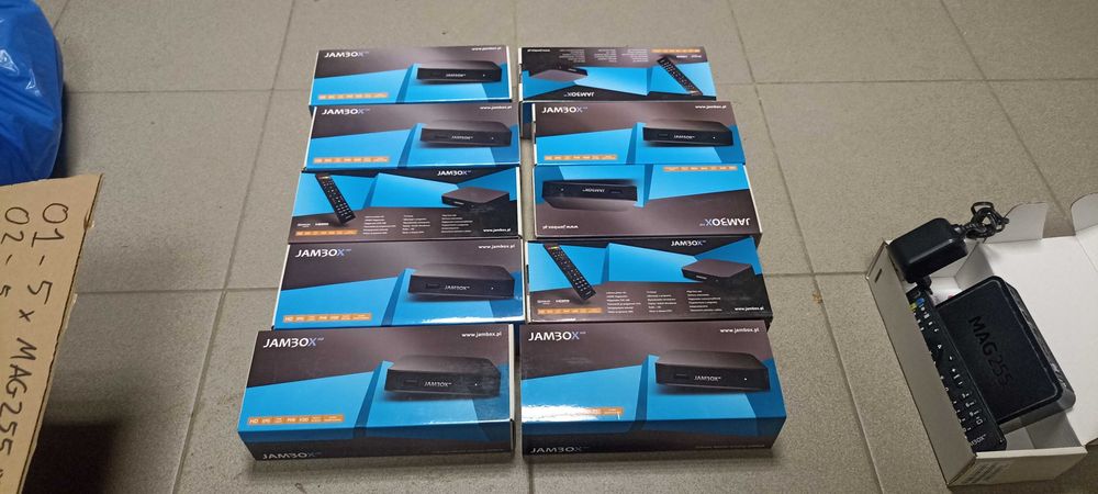 10x MAG 255 IPTV STB Jambox SGT - FV