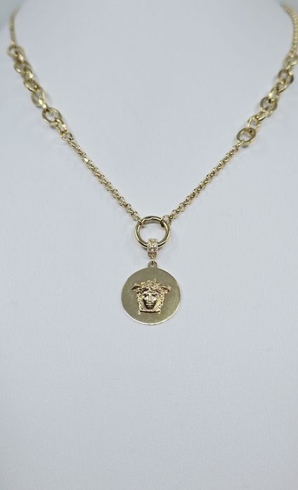 Złoty naszyjnik łańcuszek próba 585 14k