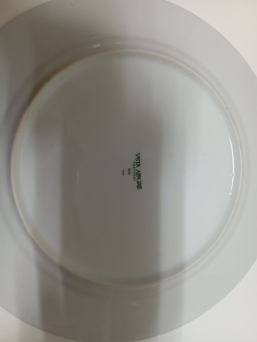 Conjunto de 6 pratos rasos Vista Alegre