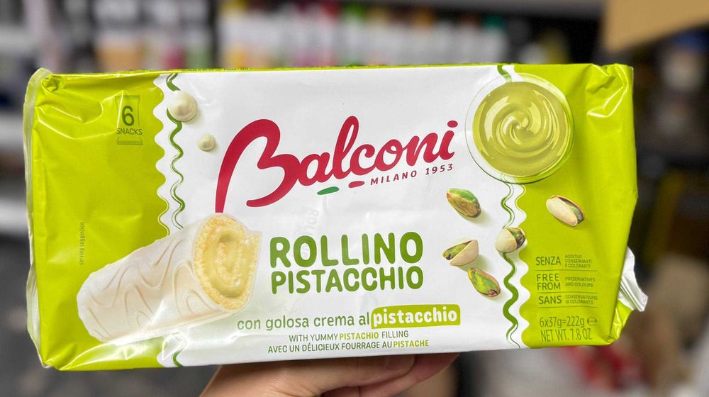 Рулет Balconi фісташковий 222 г