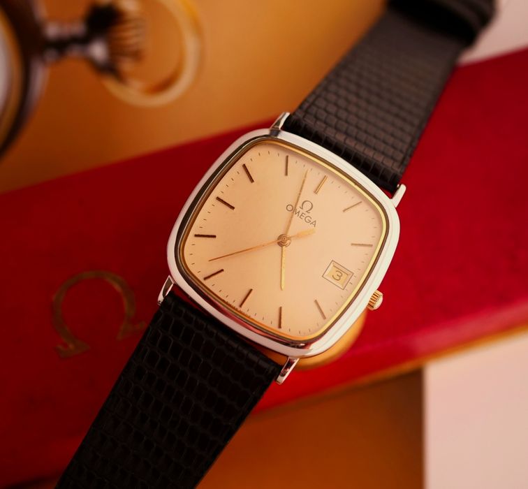 Omega De Ville zegarek unisex quartz 1984r swiss  made zegarek szwajc