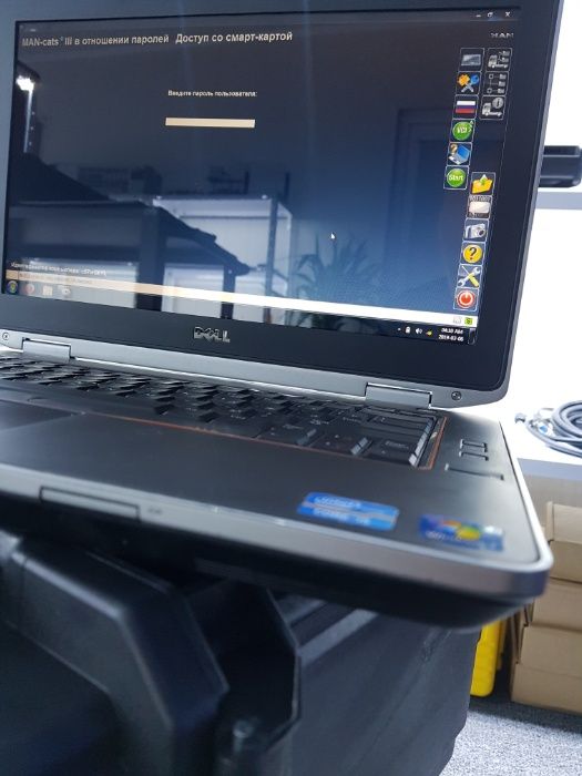 Ноутбук с установленным MAN CATS III - дилерская программа ман катс 3: ...