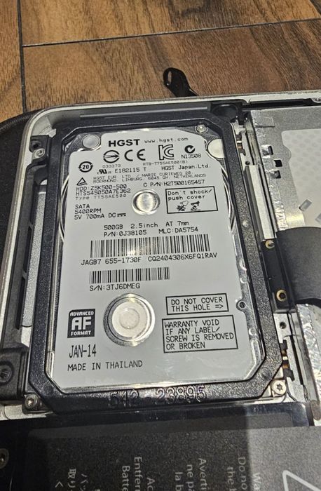 MacBook Pro A1278 Mid 2012 i5 8GB Ram Kingston 500GB HDD para peças