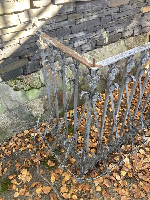 Varanda ferro galvanizado antiga