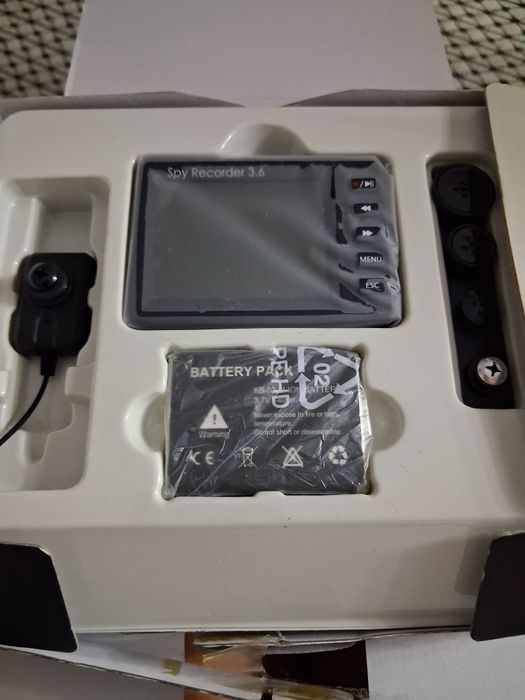 Zestaw Szpiegowski dnt SpyRecorder 3.6 | Mini Kamera + Monitor TFTOpis przedmiotu: