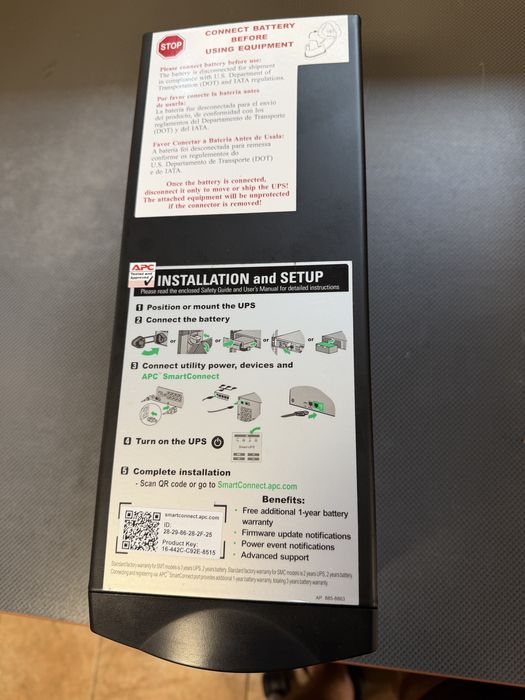 UPS APC SMT750IC + AP9630 network management card 2 Zasilacz awaryjny