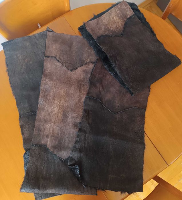 шкірка нутрії (чорна) для безрукавки, полушубка...