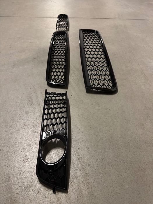 Atrapy, Grill Audi a4 b6 plaster miodu, kratki halogenów