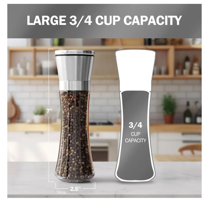 zestaw młynka do soli i pieprzu