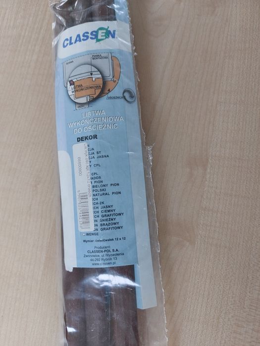 Listwy wykończeniowe do ościeżnic komplet .