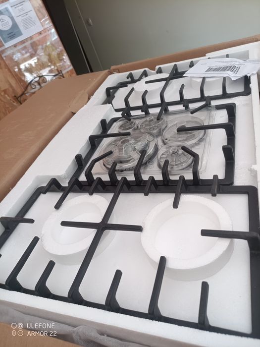 Placa a gaz com 5 bicos