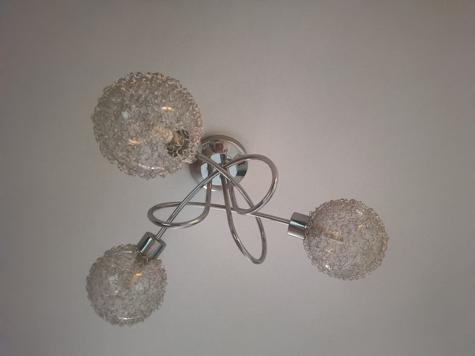 Lampa sufitowa 2sztuki z żarówkami