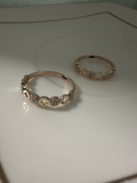 Каблучка К1470  від 1.52(18,5р)- Золото ( червоне ) 585 проби