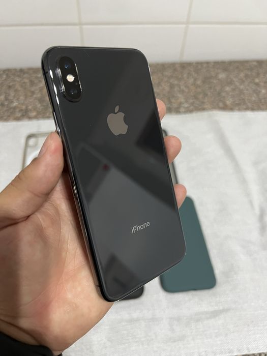 iphone X 256gb + capas + peliculas bateria NOVA
