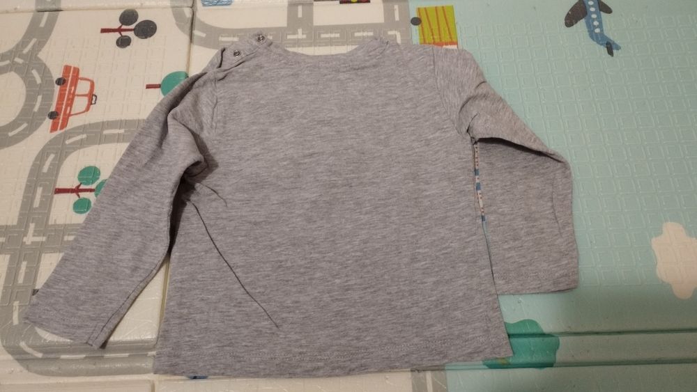 T-shirt manga comprida 24-36 meses