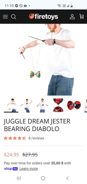 Діаболо Juggle Dream Jester Bearing