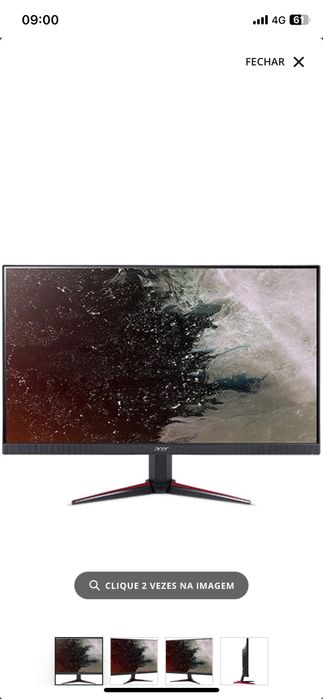 Monitor gaming acer nitro VG240YBMIIX 75hz 24”