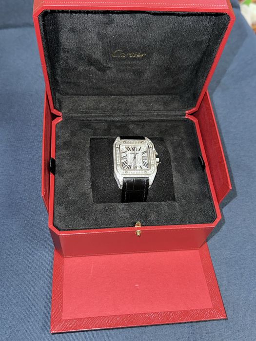 Zegarek Cartier Santos 100xl Iced