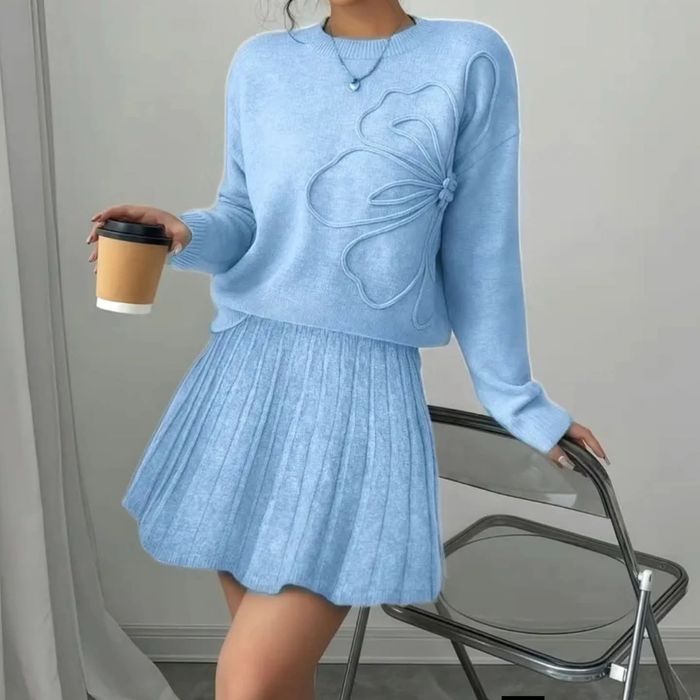 Костюм 2-ка зі спідницею, теплий