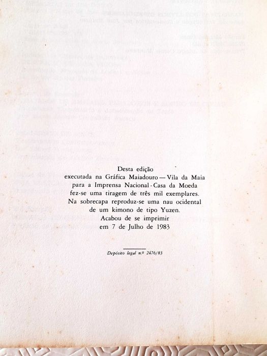 Peregrinação - Fernão Mendes Pinto (Ed. INCM 1983) – Adolfo Casais Monteiro