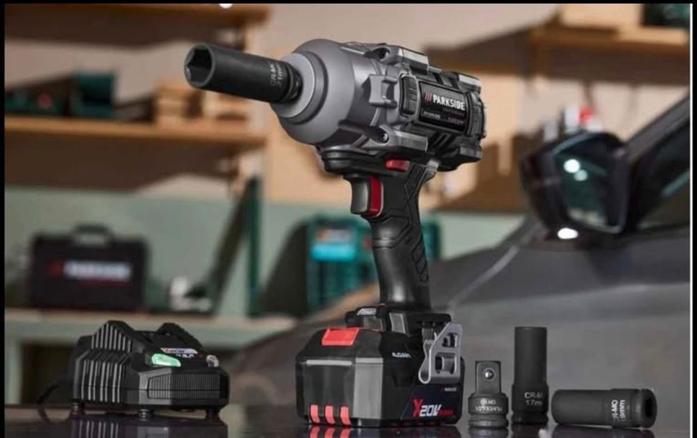 Chave de Impacto 1356Nm 20v Parkside Performance