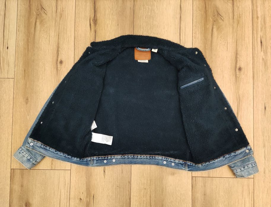Levi's Sherpa męska kurtka jeansowa ocieplana w rozmiarze M