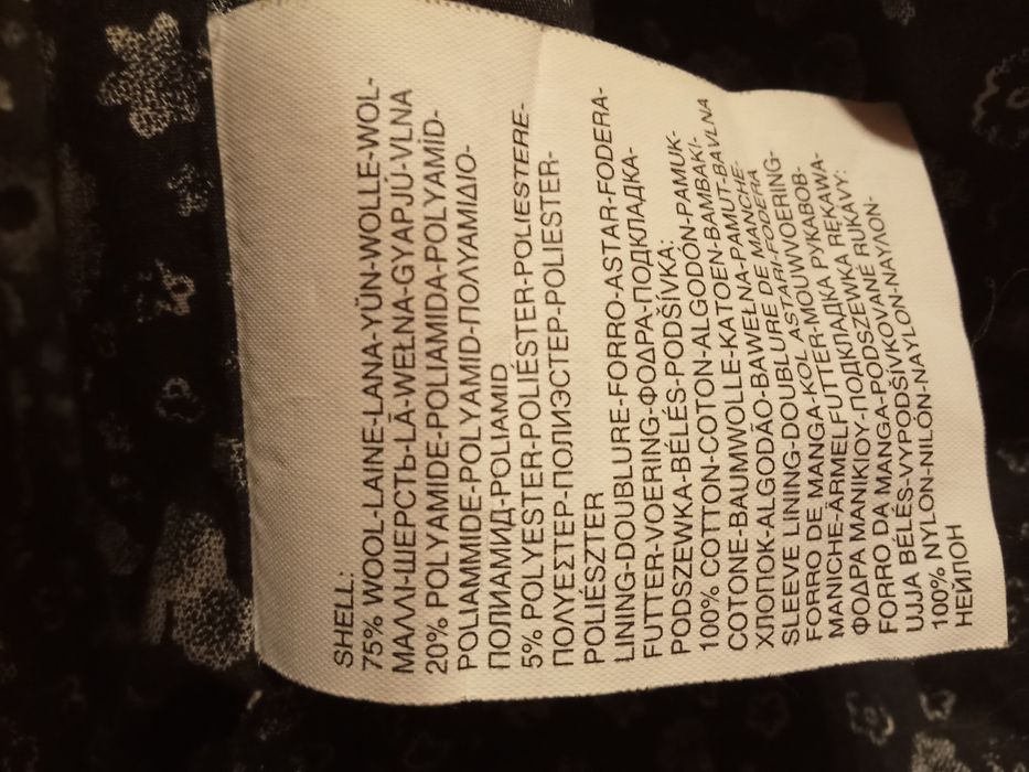 Płaszczyk Levi's Strauss Superior Wełna