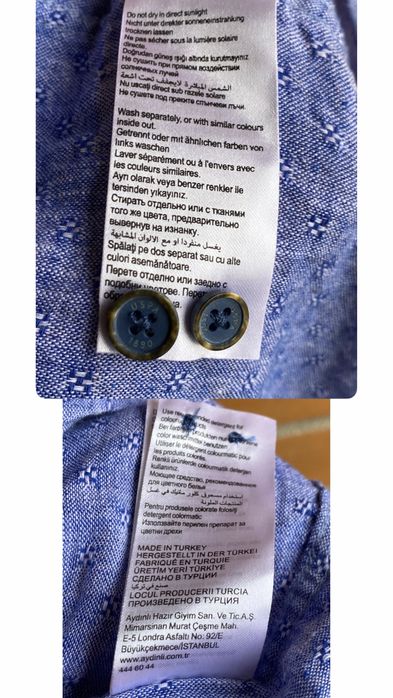 Рубашка Polo Ralph Lauren ексклюзивна M-L синя