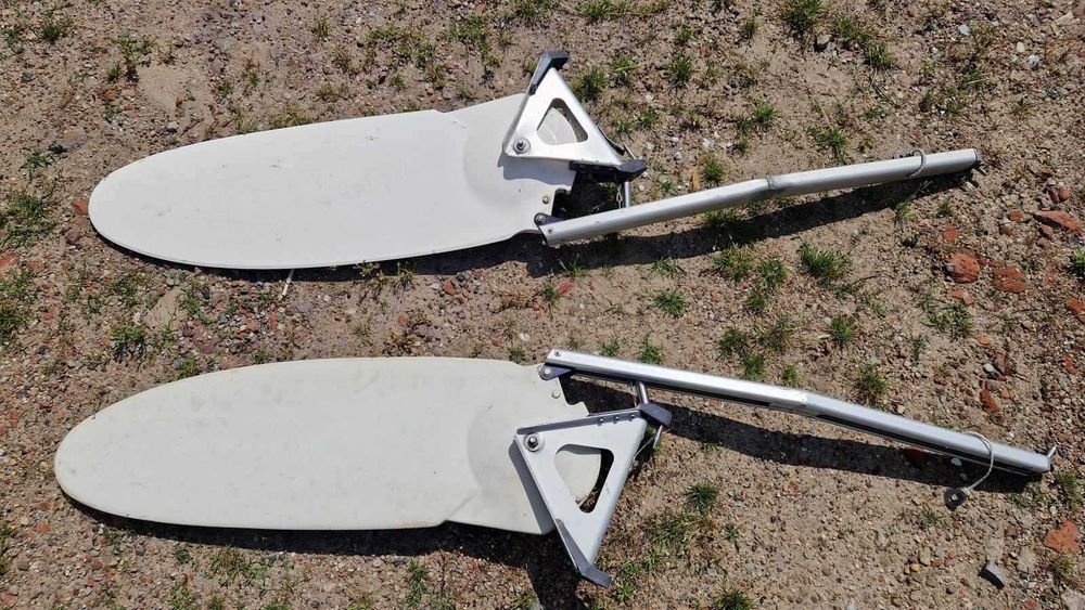 2 x ster płetwa sterowa katamaran Dart 15 / 18 / 20, oryginalne stery
