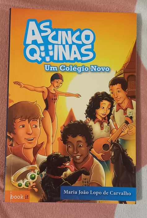 Livro "As Cinco Quinas - Um Colégio Novo"
