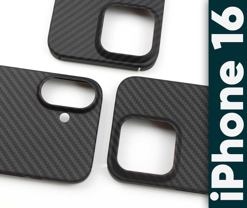 Карбоновий чохол iPhone 16 | 16 Pro | 16 Pro Max