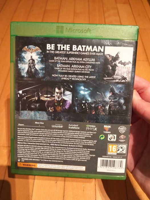 [Xbox One] Batman: Return to Arkham [Batman: Arkham Asylum & Batman: Arkahm City]