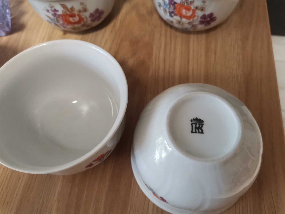 Stara porcelana PRL szkło Made in Poland Karolina, Chodzież