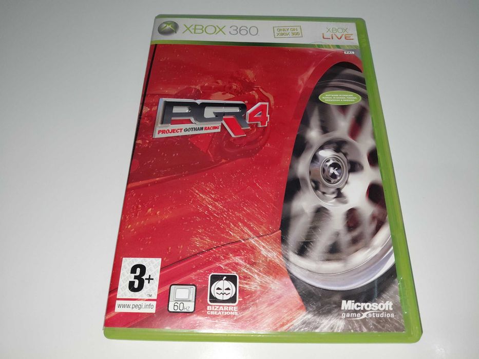 xbox 360 PGR 4 po polsku dla 1-2 graczy wyścigi samochodowe i motory
