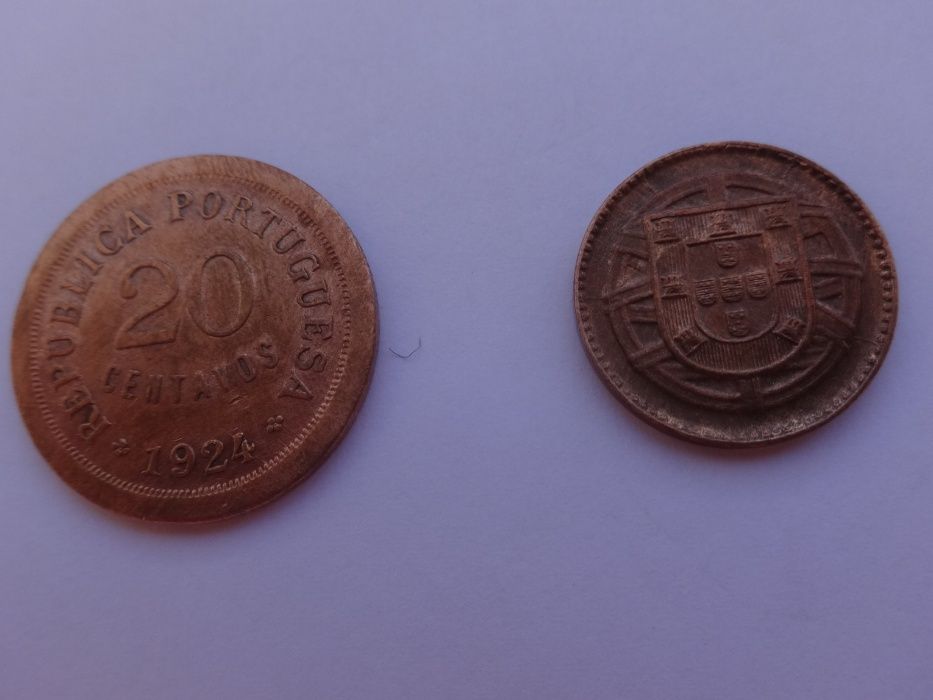 Moedas de Centavos Republica Portuguesa