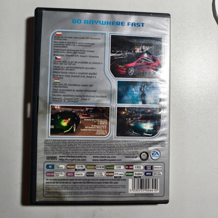 gra pc - need for speed underground 2 - polskie wydanie pudełkowe