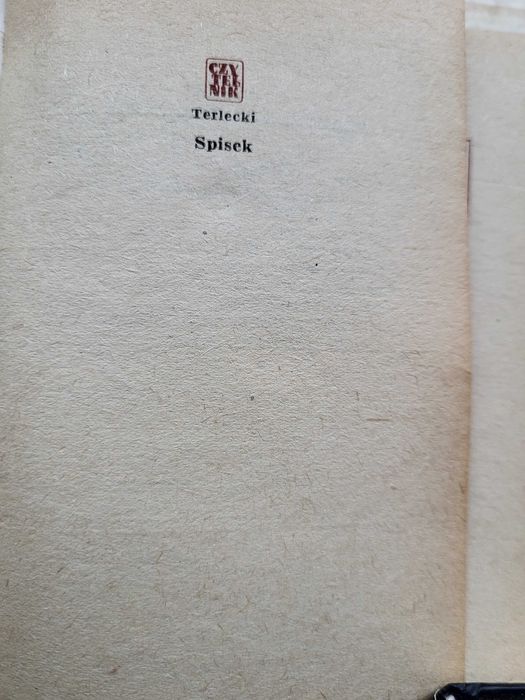 Władysław Terlecki "Spisek" - PŁÓCIENNA TWARDA okładka  - B. TANIO!