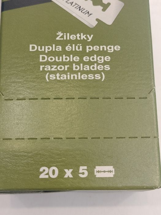 Лезвия Astra 20 шт.1 блок . Платиновые