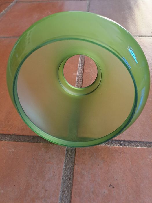 Globo / Abajur Vintage Verde (Vidro)