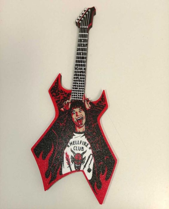 Гітара Едді Дивні Дива Stranger things Eddie Munson Guitar